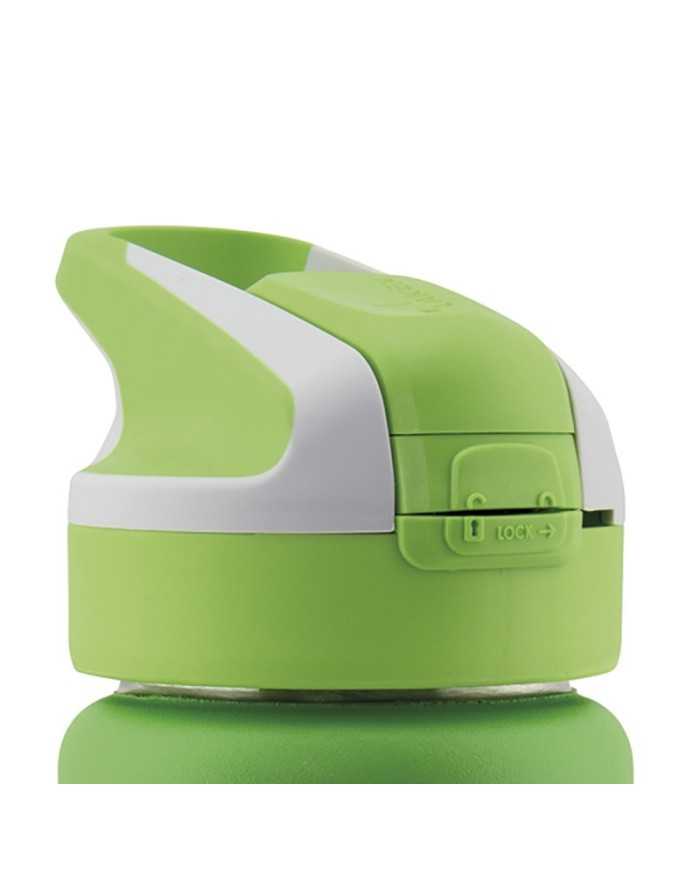 Drinking cap "Summit" Green for wide neck st. stee