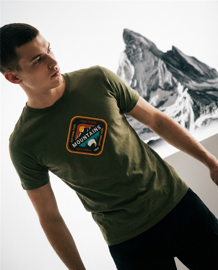 TATLAND MEN'S T-SHIRT MOUNTAINS