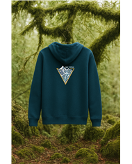 TATLAND MEN’S ZIP-UP HOODIE - MOUNTAINS