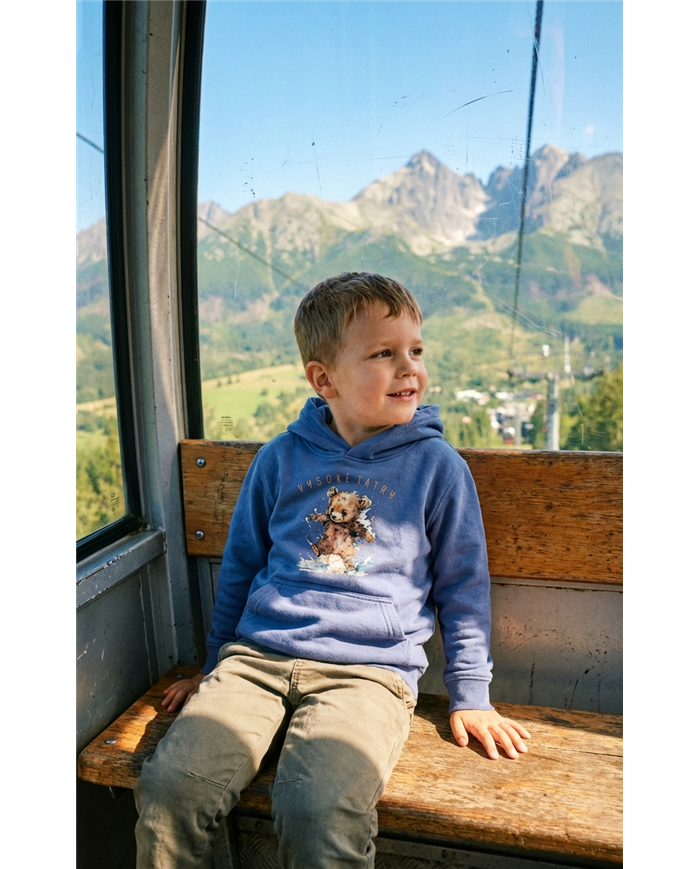 TATLAND BOYS' HOODIE - TEDDY BEAR