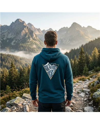 TATLAND MEN’S ZIP-UP HOODIE - MOUNTAINS