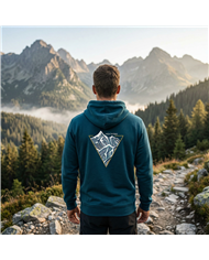 TATLAND MEN’S ZIP-UP HOODIE - MOUNTAINS