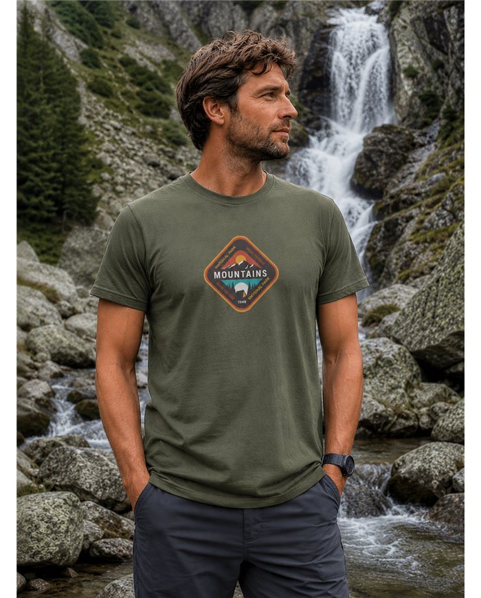 TATLAND MEN'S T-SHIRT MOUNTAINS