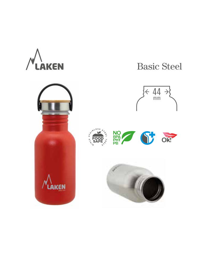 St.steel LakenJoy Thermo Bottle 0,5 L. black