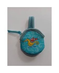 Double pacifier neoprene holder A Caballito